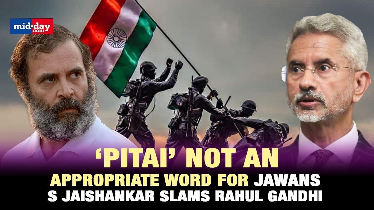 EAM S Jaishankar Slams Rahul Gandhi Over His ‘Pitai’ Remark