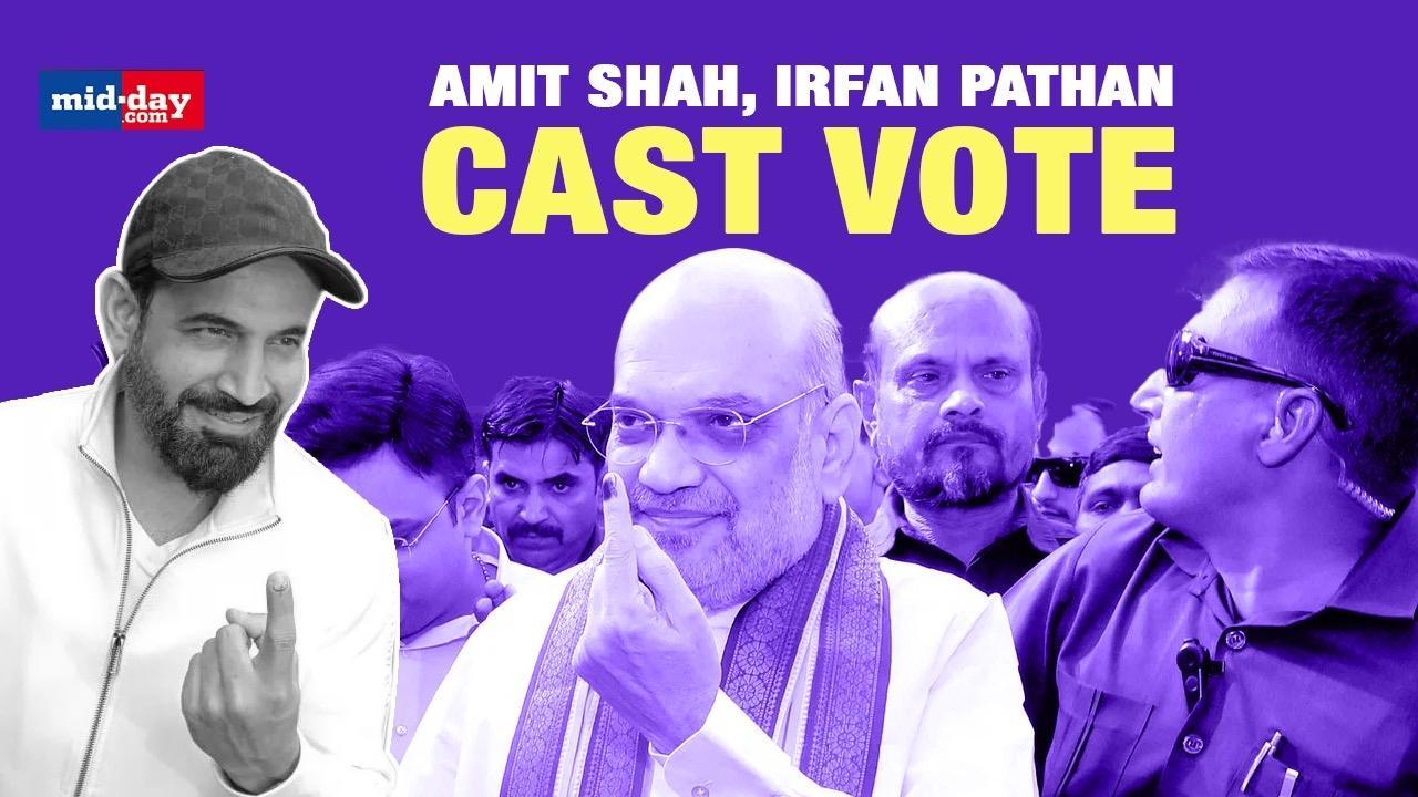 Gujarat Assembly Elections 2022: Amit Shah, irfan Pathan Cast Vote