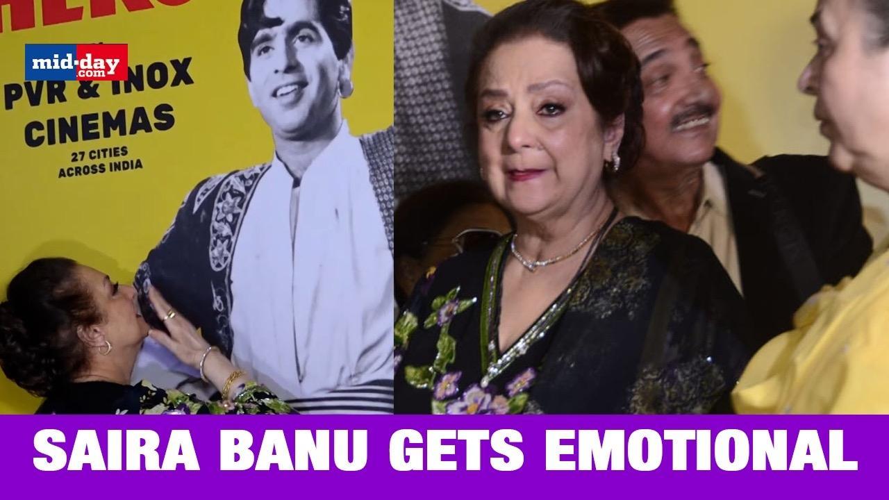 Dilip Kumar's 100th Birth Anniversary Film Festival, Saira Banu Gets Emotional