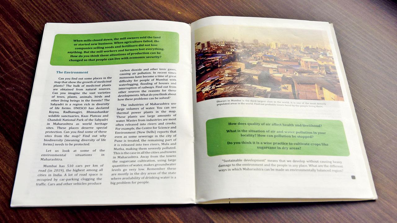 This educational text discuses economic security, and indicators of air and water pollution