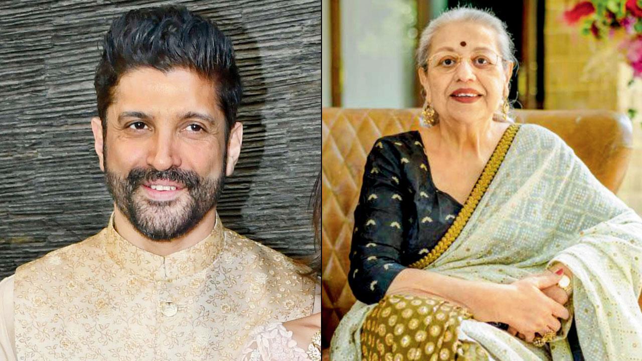 Farhan Akhtar and Honey Irani