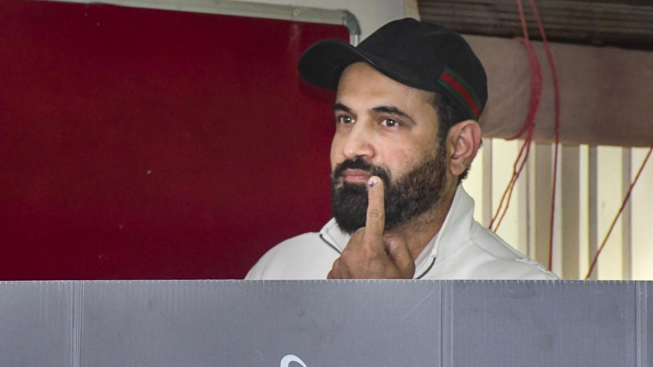 Gujarat polls: Cricketers Irfan, Yusuf Pathan cast their votes in Vadodara