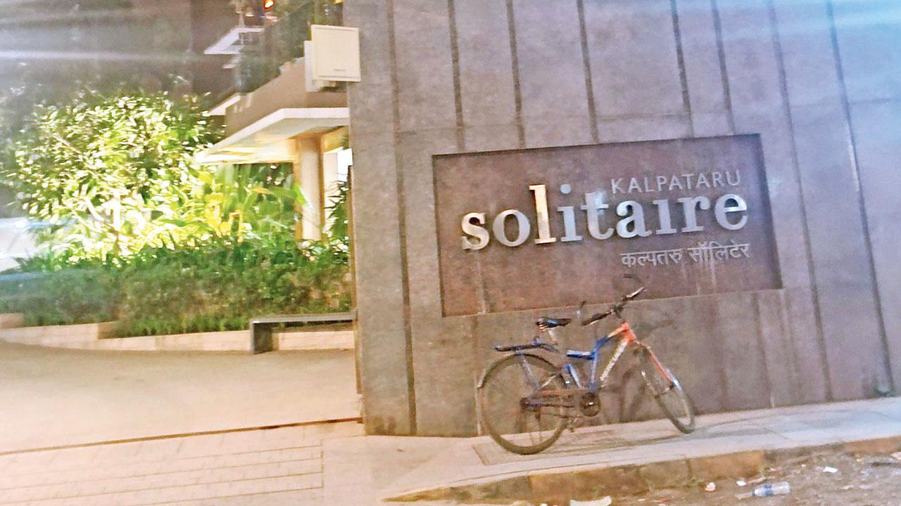She lived with her killer son Sachin at Kalpataru Solitaire in Juhu