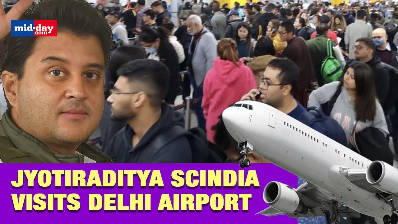Jyotiraditya Scindia Visits Delhi Airport Amid Chaos, Issues Key Orders