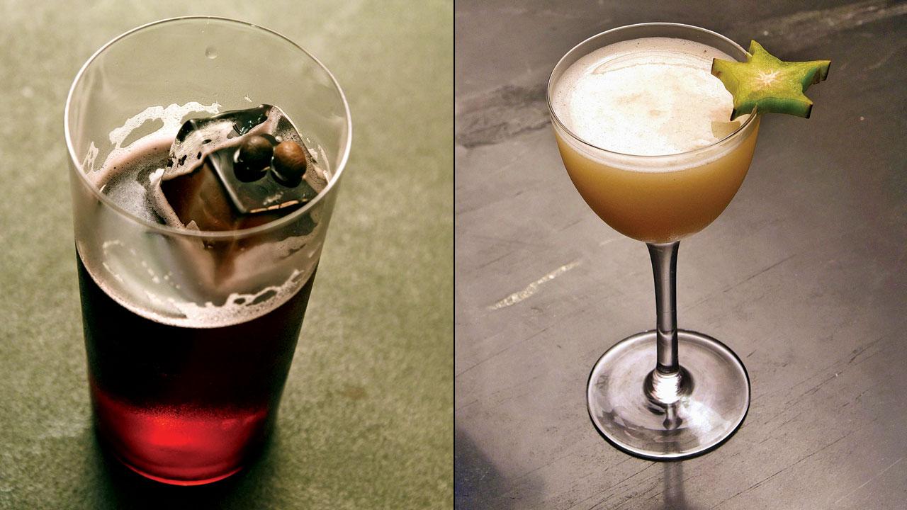 Kaapi negroni and Star of Bombay