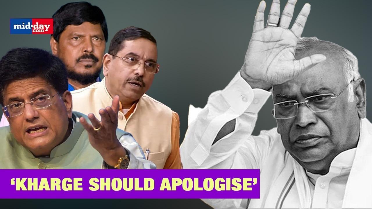 BJP Slams Kharge Over His ‘Dog’ Remark, Demands Apology
