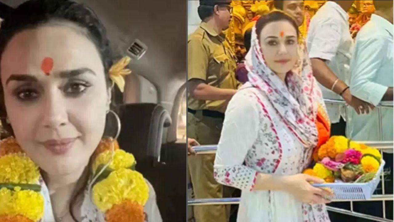 Preity Zinta visits Siddhivinayak temple after 'brutal' flight. Full Story Read Here