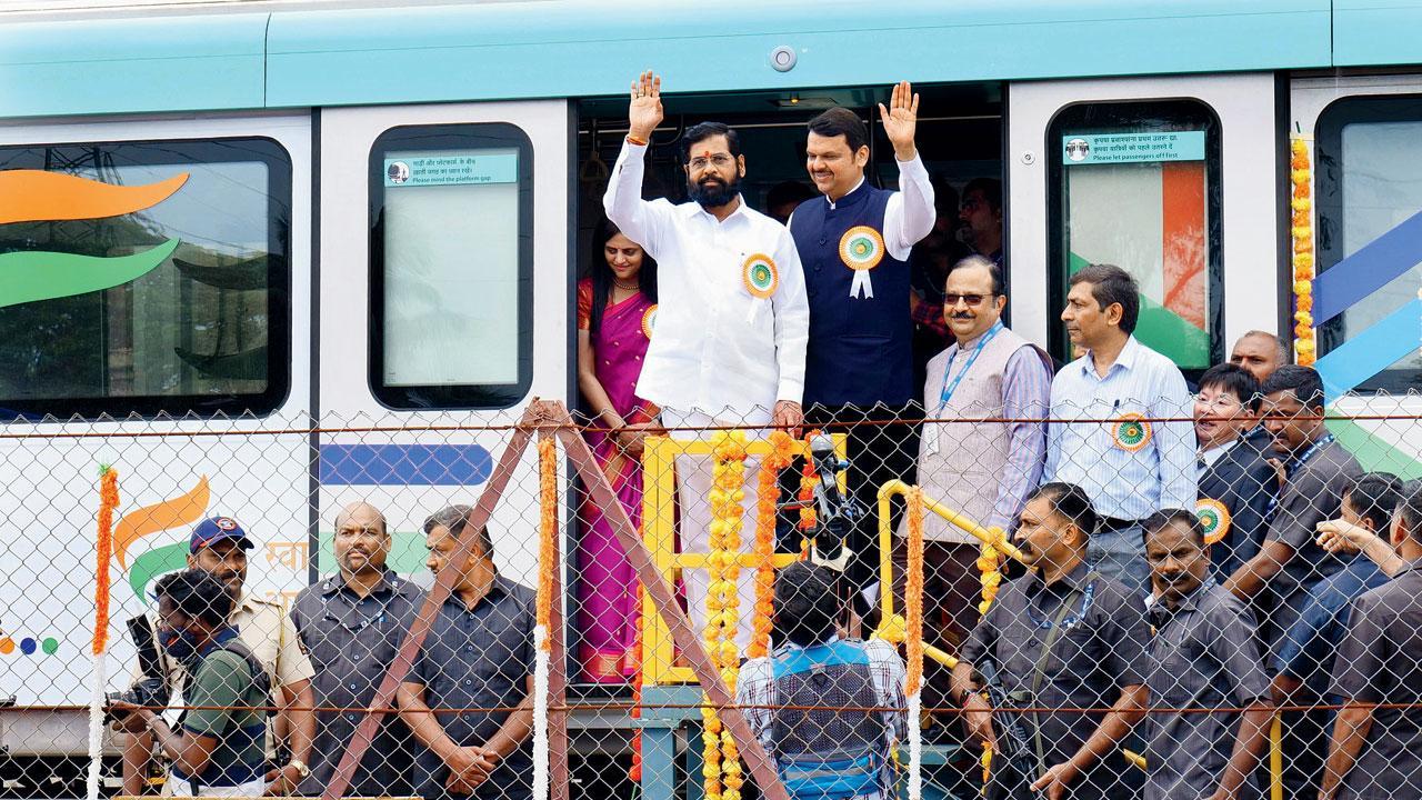 Mumbai: Further delay would have led to fare hike, says Dy CM Devendra Fadnavis after flagging off Metro-3 train trials