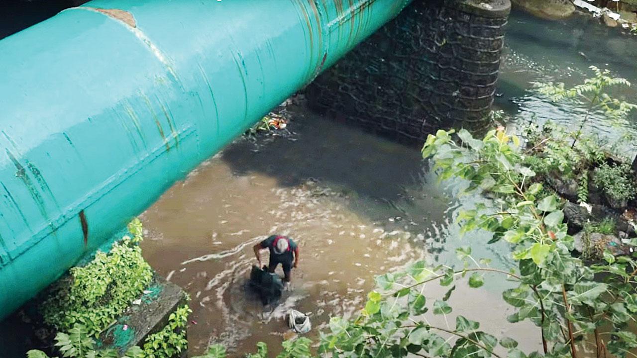 A moment from the short film, The Chaviwallahs of Mumbai 