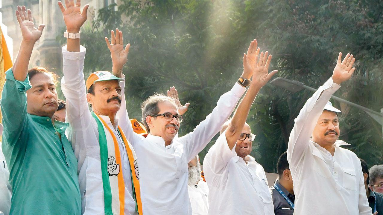 MVA protest morcha: We will not tolerate insult of Maharashtra, says Uddhav Thackeray