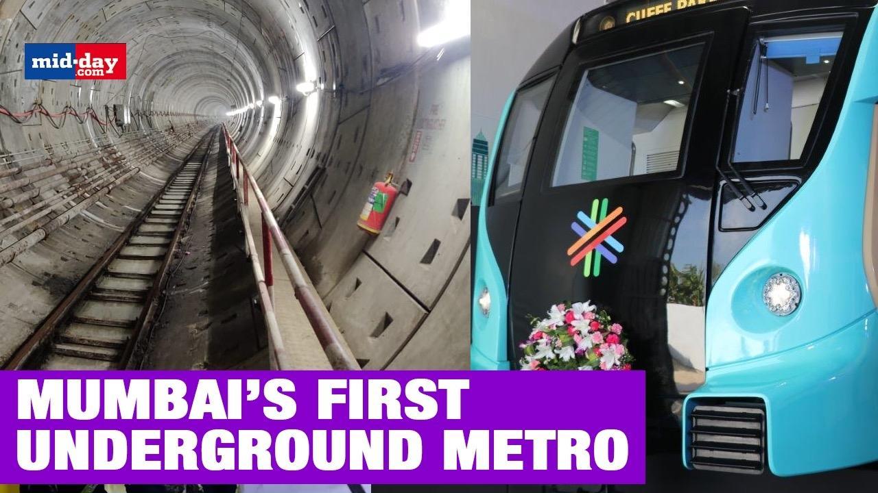 Watch Trial Run Of Mumbai’s First Underground Metro