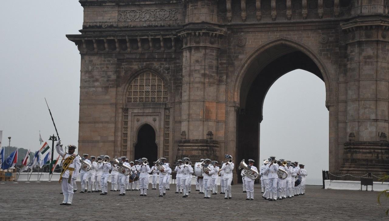 The Beating Retreat and Tattoo Ceremony were performed by the Indian Naval Band with Beating of Retreat being performed before sunset and the Tattoo Ceremony being performed after sunset