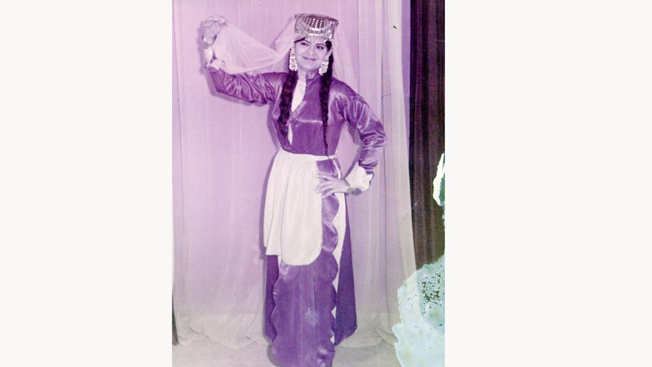 Young Joshi in her traditional Armenian dress
