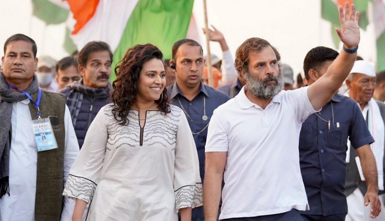 Bharat Jodo Yatra resumes from Ujjain; Uttarakhand ex-CM Harish Rawat, actor Swara Bhaskar join Rahul Gandhi