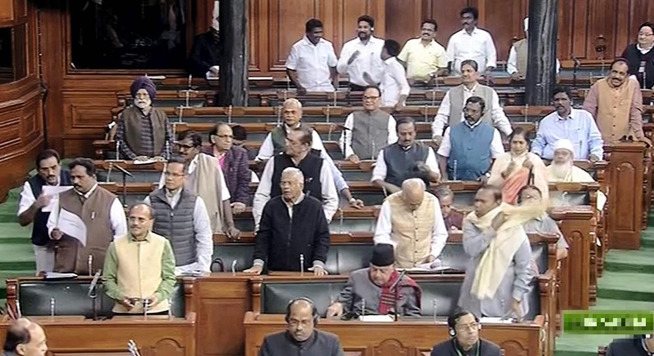 Parliament winter session: Opposition members walk out of Lok Sabha