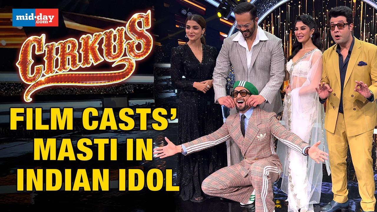 Watch: Rohit Shetty Pulls Cheeks Of Ranveer Singh At Indian Idol Stage | Cirkus