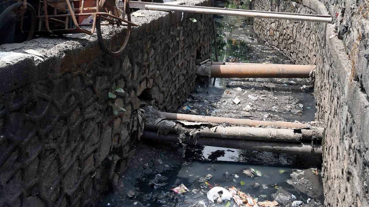 The sewage samples are tested by ICMR in collaboration with the BMC. Representation Pic/Ashish Raje