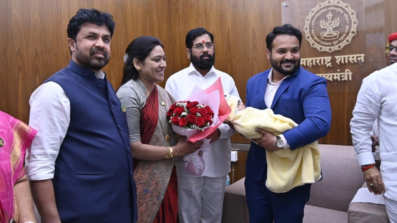 Her husband, Dr. Pravin Wagh and her mother-in-law are also accompanying and staying with her at Nagpur to take care of the infant.