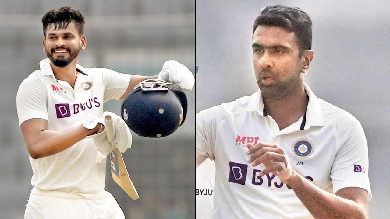 R Ashwin, Shreyas Iyer make crucial gains in ICC Test rankings