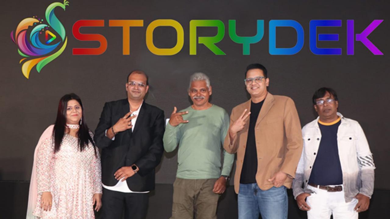 Storydek, India's first family-friendly OTT platform, launched by Anand & Pallav