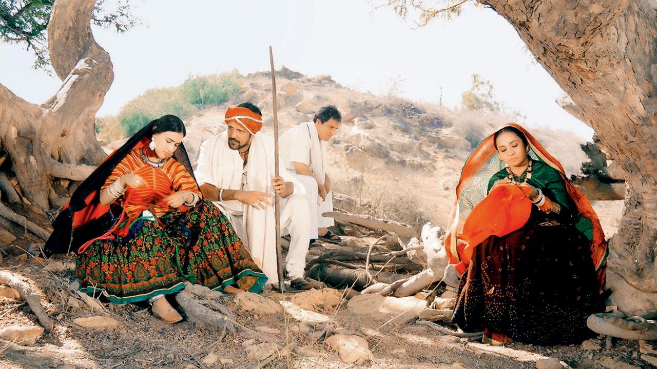 A moment from the opening film, Dhaad