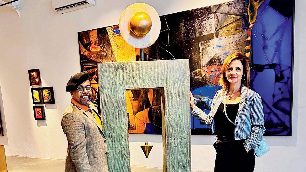 Paresh Maity with Sussanne Khan