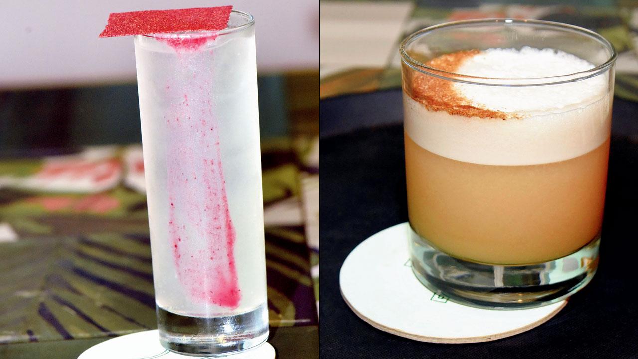 Guava Nice Day has a guava sacrum and topped with an in-house Thai chilli infused soda right (below) Shroomster