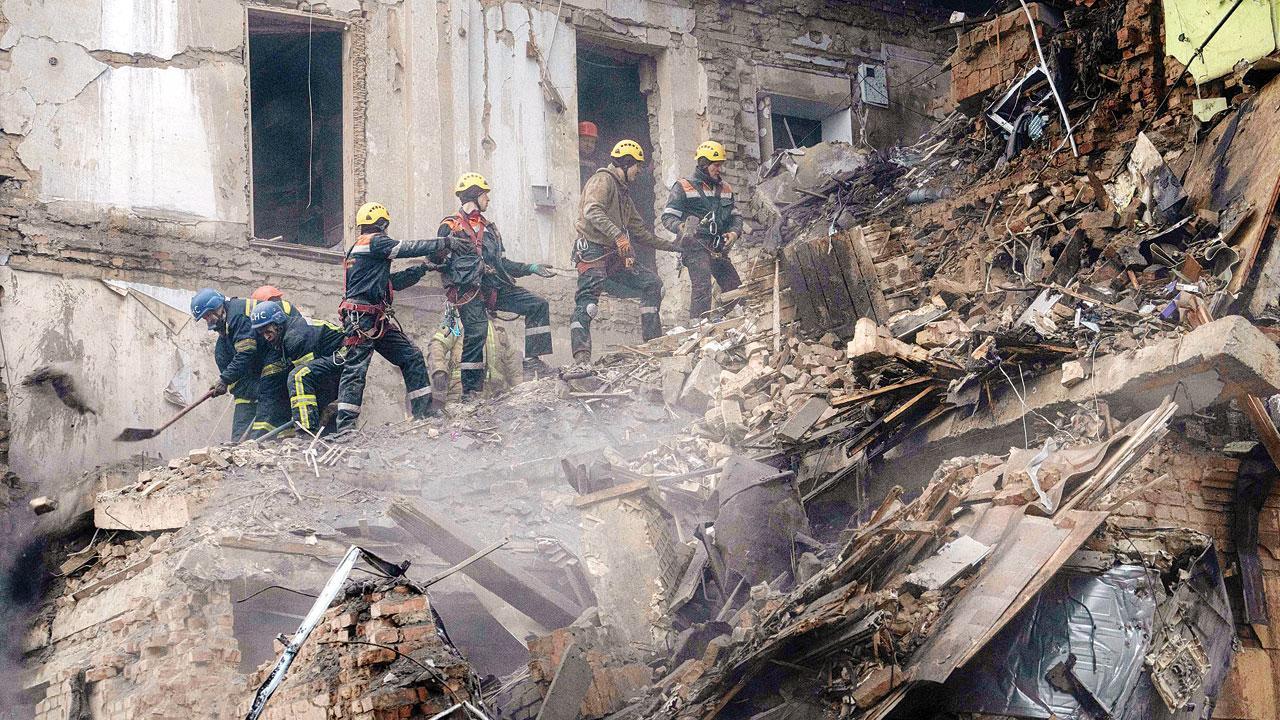 Body of toddler pulled from rubble in Ukraine