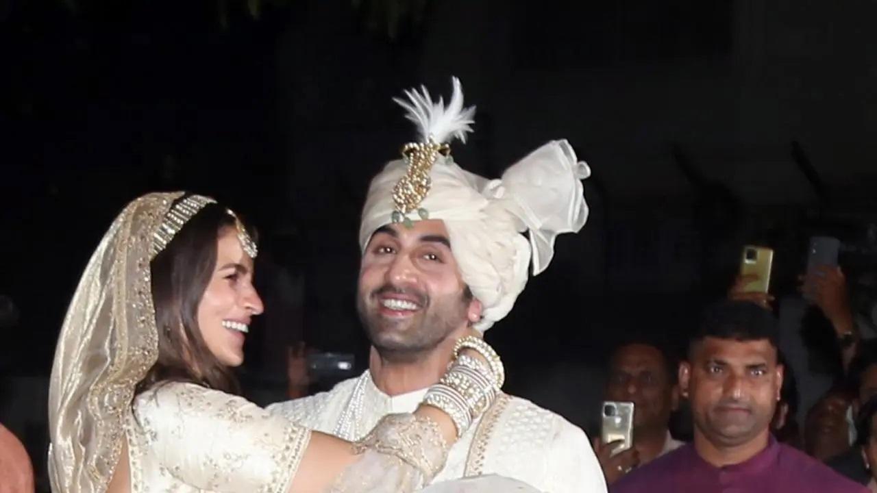 Ranbir Kapoor and Alia Bhatt tied the knot at ceremony in Mumbai on April 14, after dating for 5 years. The wedding was a dreamy, star-studded affair. Alia Bhatt took to social media and posted- 