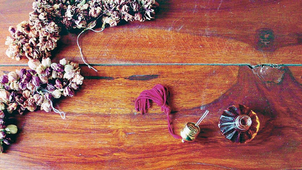 Malhotra’s protagonist Samir Vij, a perfumer’s apprentice, works in the family’s ittar shop in Lahore. He doesn’t just smell with his nose. “How he felt most physically and intimately connected to any smell, fragrant or foul, was by smelling it through his gut,” she writes. Pic Courtesy/Aanchal Malhotra 
