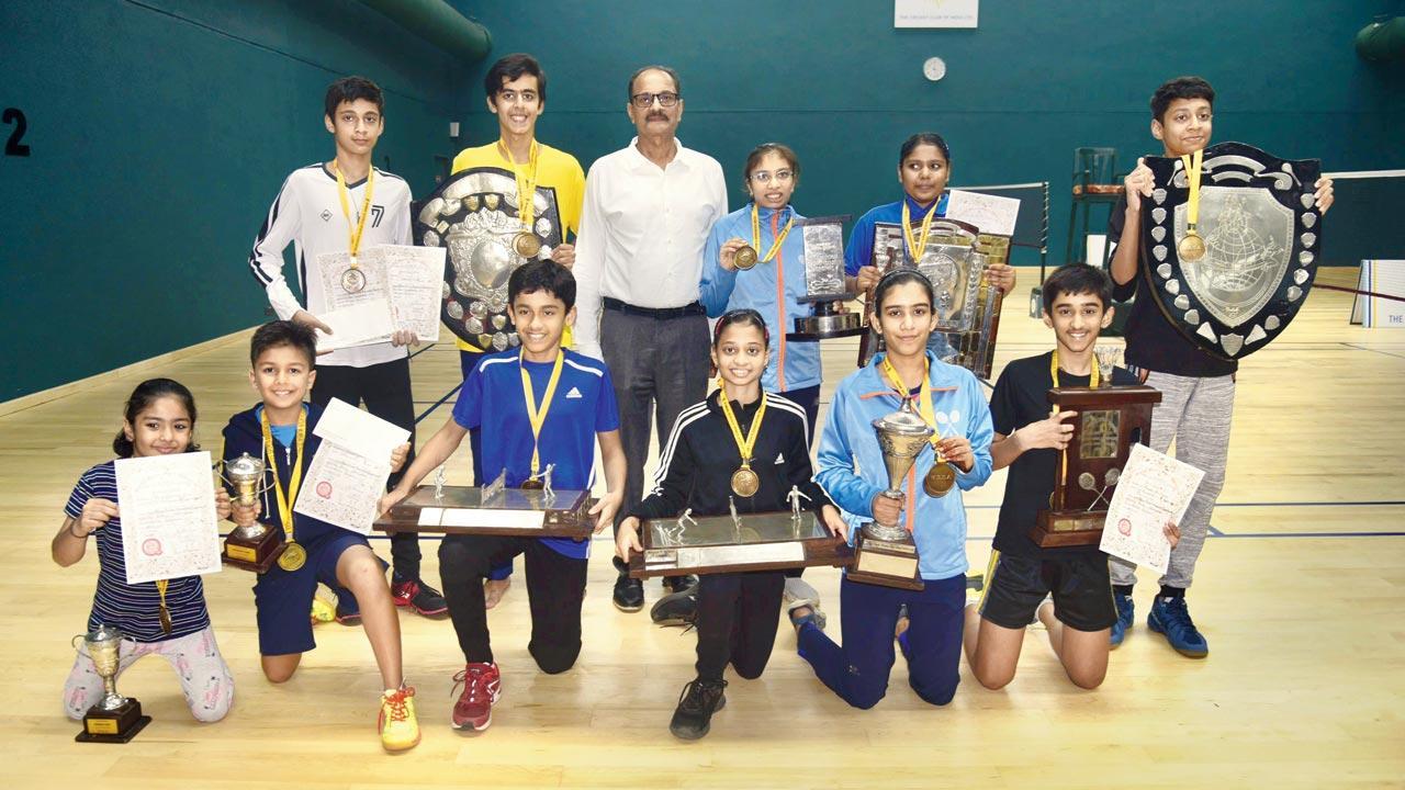 Aryan, Nirmitee clinch inter-school U-16 singles titles