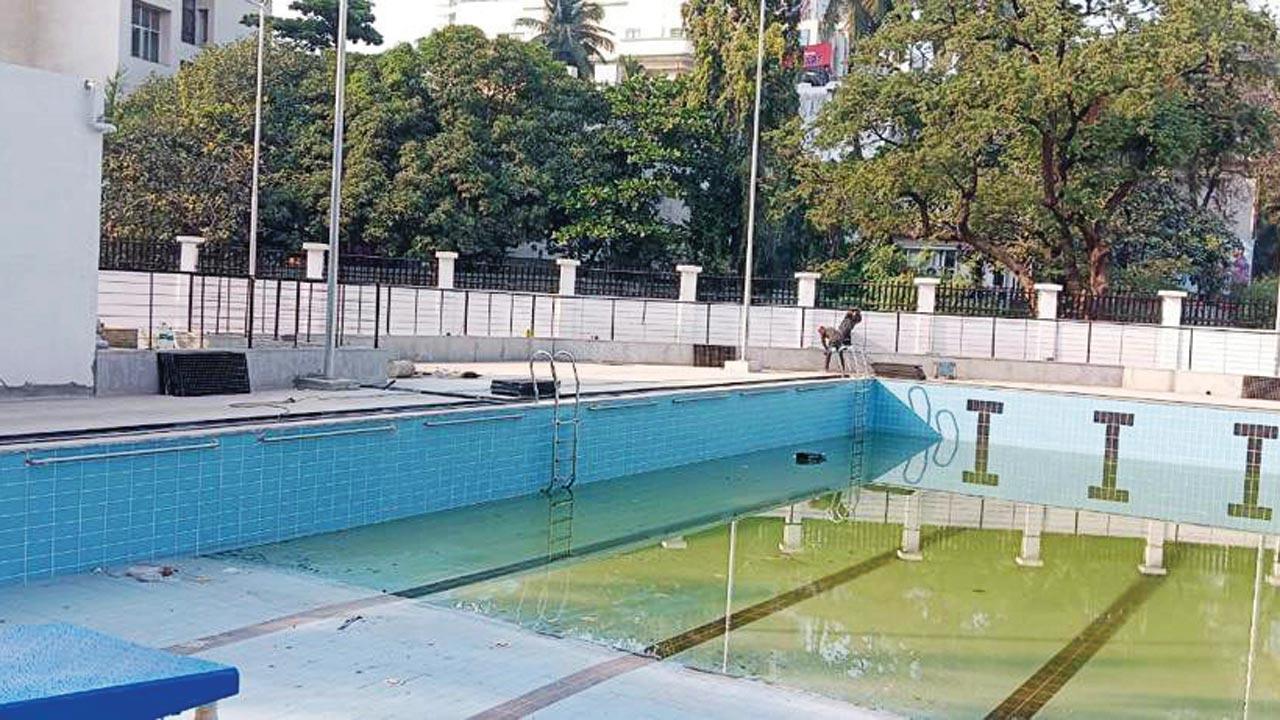 The pool at Chacha Nehru Garden in Malad West