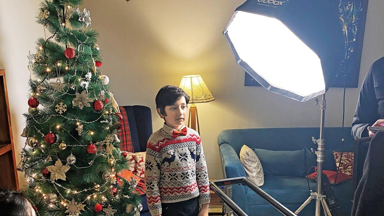 Ishaan shoots for the new album