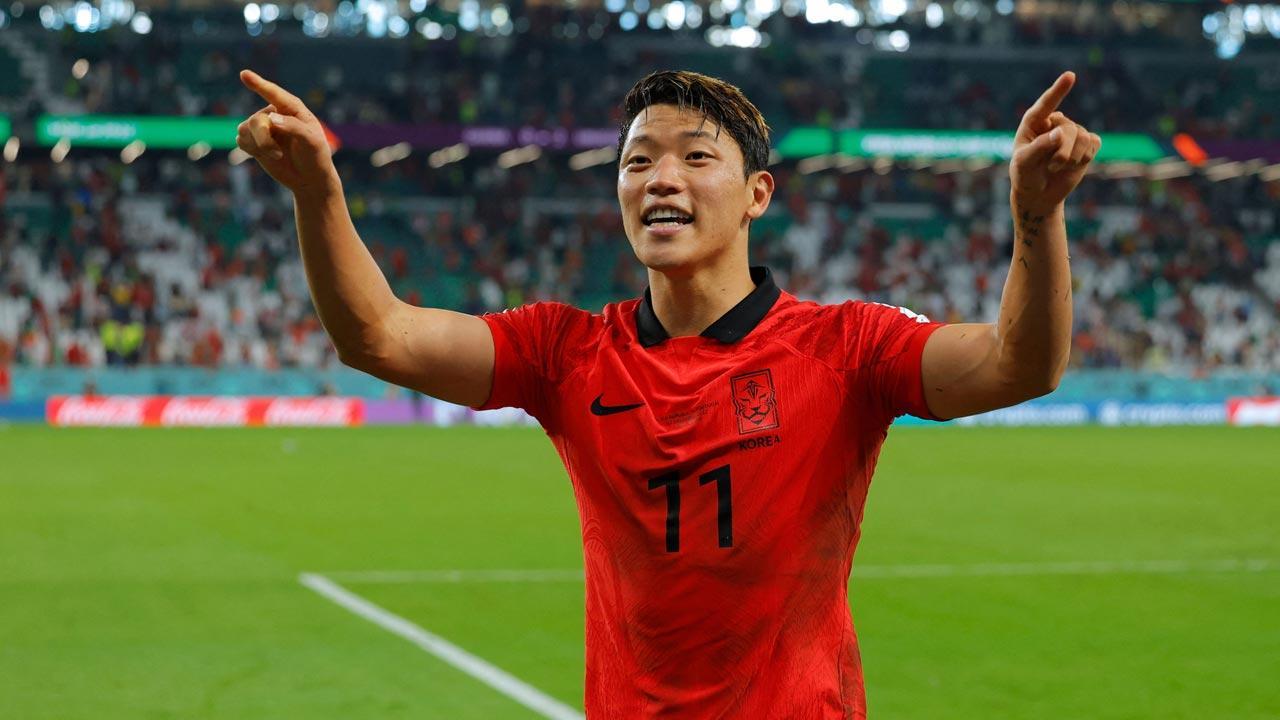 Hee-Chan's stoppage time goal helps South Korea stun Portugal