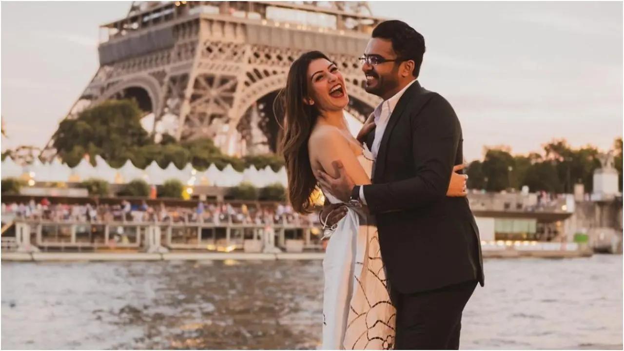 Here's a glimpse of Hansika Motwani and Sohael Kathuriya's white wedding celebrations