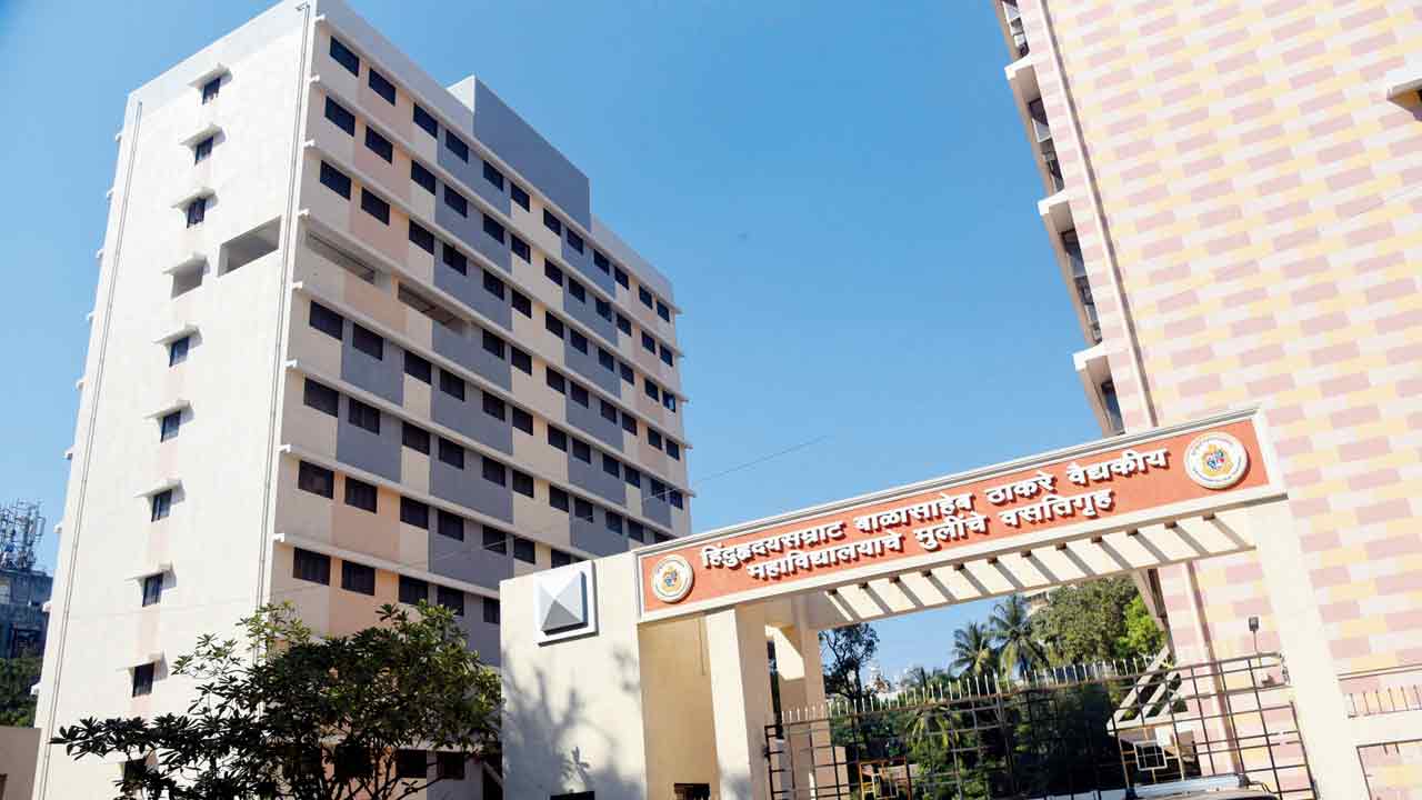 A hostel building at HBT Medical College and Dr RN Cooper Municipal General Hospital in Vile Parle. Pic/Sameer Markande