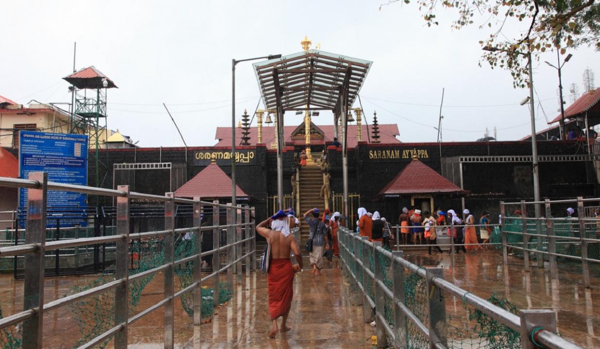 Kerala: Sabrimala temple sees record footfall as over 1 lakh pilgrims book for darshan