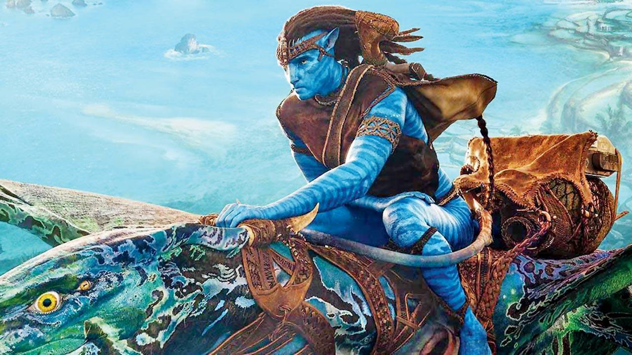 Sam Worthington in Avatar: The Way of the Water