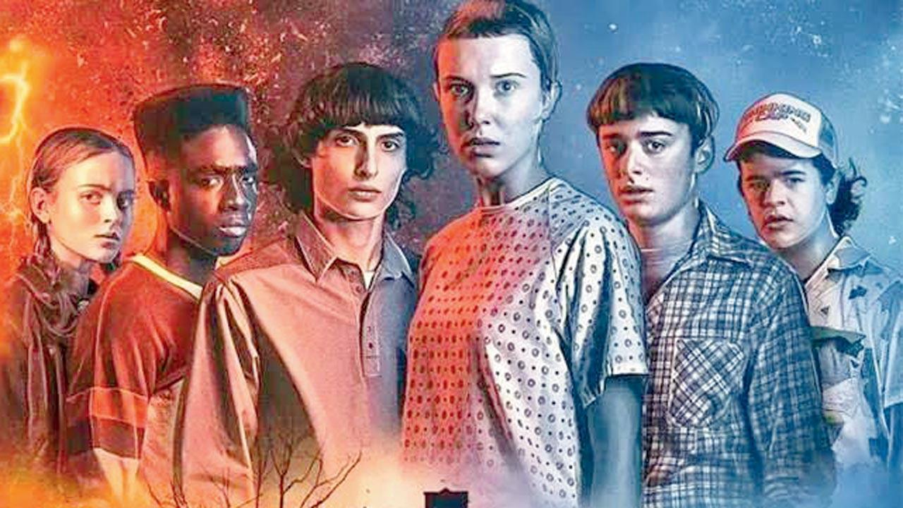 A publicity still from Stranger Things 