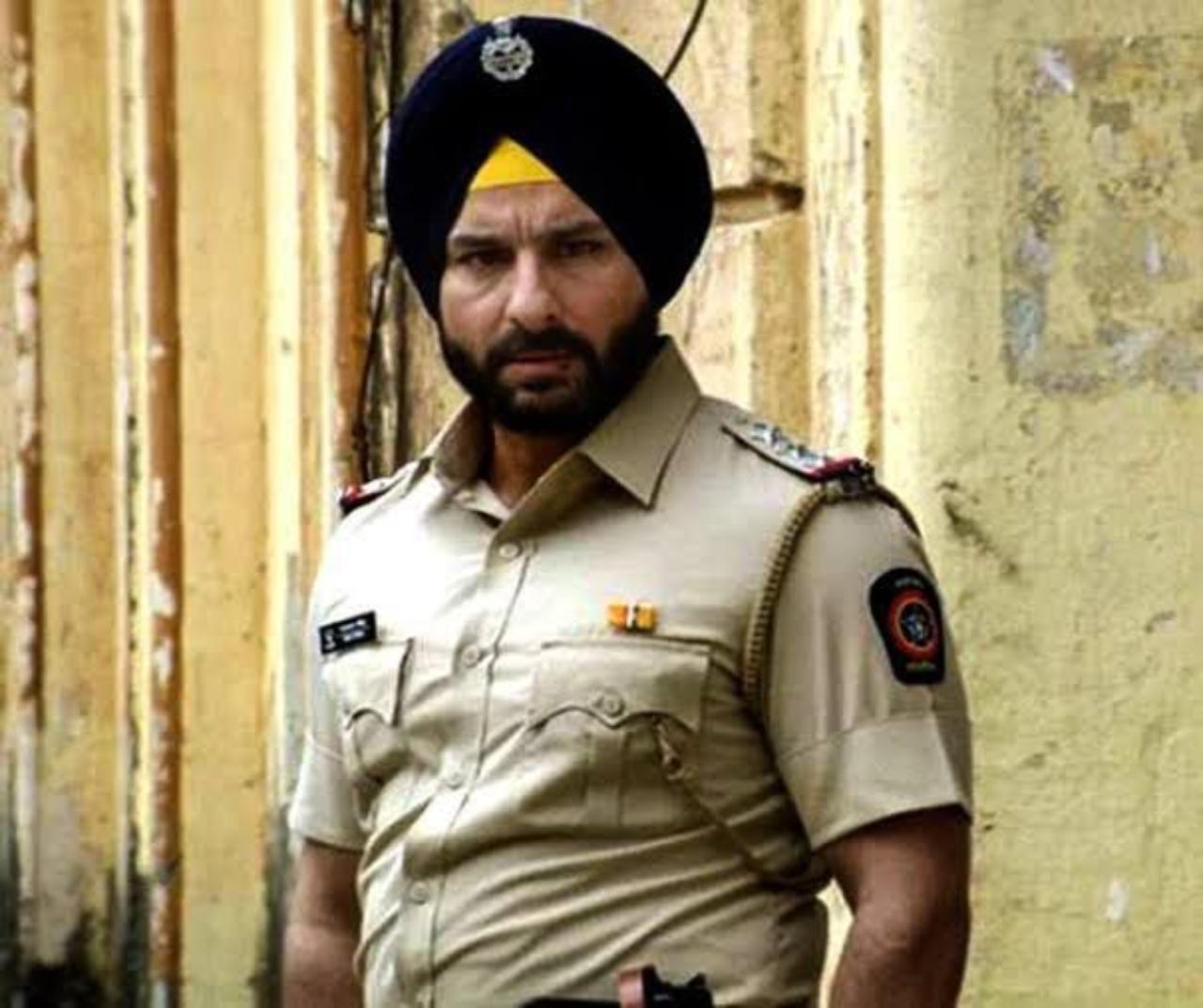 Saif Ali Khan
One cannot question the elegance and sophistication that Saif Ali Khan brings to the table in any role. The royalty ensures to exude his regal charm to his characters, the same could be proven with his portrayal as Inspector Sartaj Singh from Sacred Games. Khakee uniform and a turban created a rage across the internet, owing to the flair of Saif Ali Khan