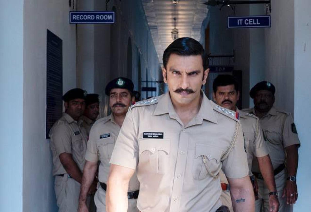 Ranveer Singh in Simmba
The youngest police officer in Rohit Shetty's cop universe, Ranveer Singh created an uproar with his unmatchable swag and infectiously energetic personality as Simmba. One of the sexiest men in the business, Ranveer instantly became even more desirable with his Khakee uniform,  moustache and gelled hair look, making his way into the list of the sexiest on screen police officers