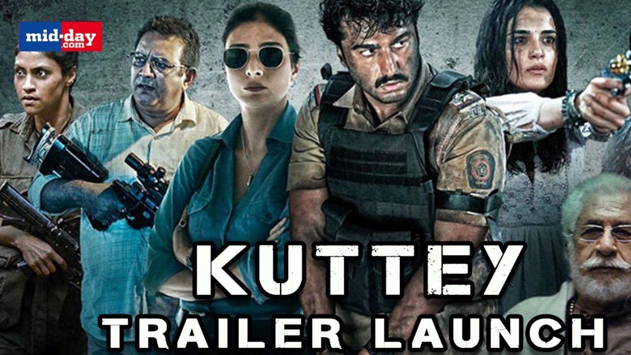 Trailer launch of 'Kuttey’: Arjun Kapoor, Tabu, Radhika Madan attend the event