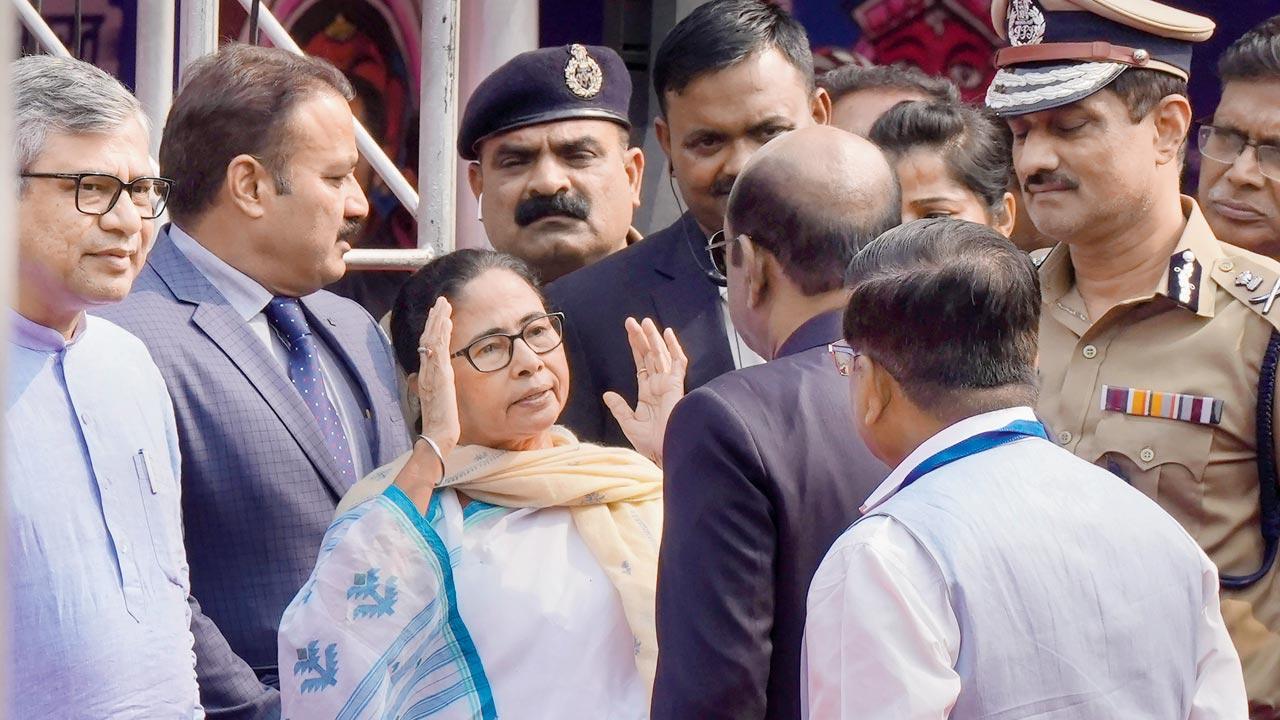 High drama as Mamata Banerjee refuses to sit on dais