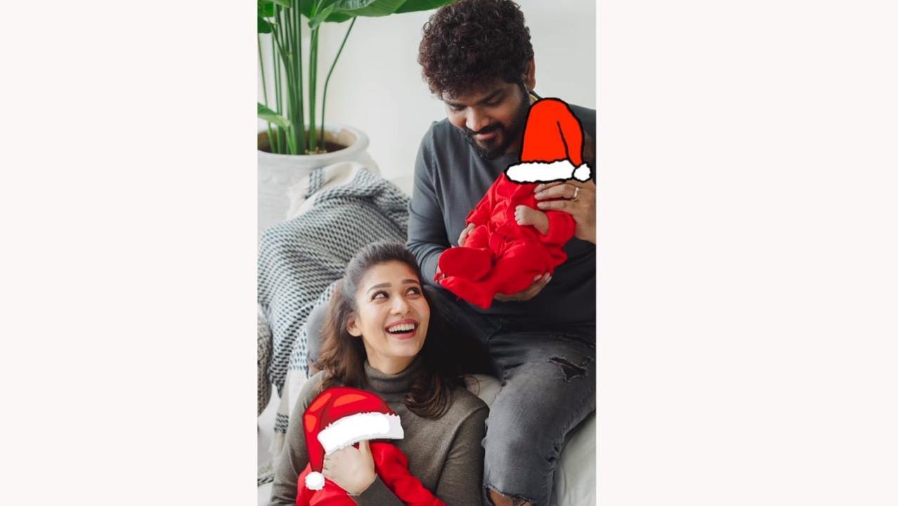 Nayanthara and Vignesh Shivan celebrate first Christmas with their twins