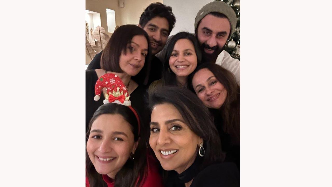 Neetu Kapoor shares inside pictures from Alia, Ranbir's first Christmas celebrations post marriage