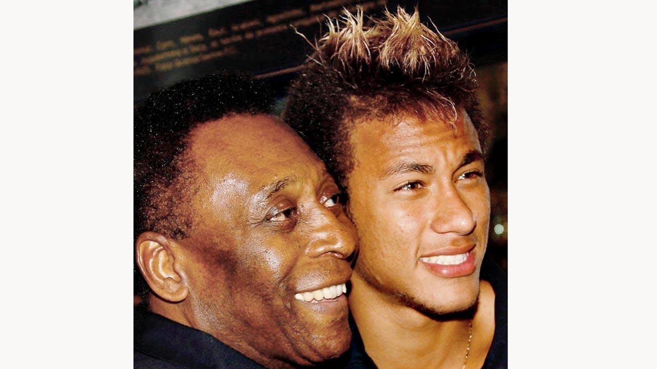 Before Pele, 10 was just a number, says Neymar of the icon