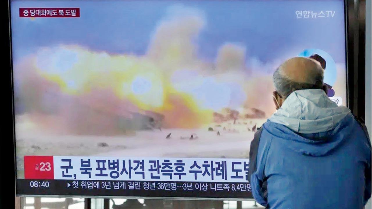 N Korea fires over 130 artillery rounds as warning after S Korea-U.S. drills