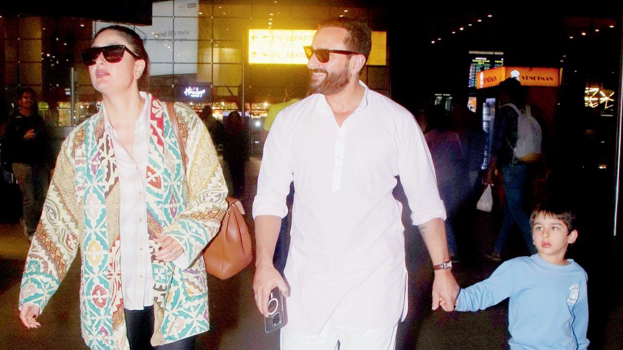 Kareena Kapoor, Saif Ali Khan and Taimur