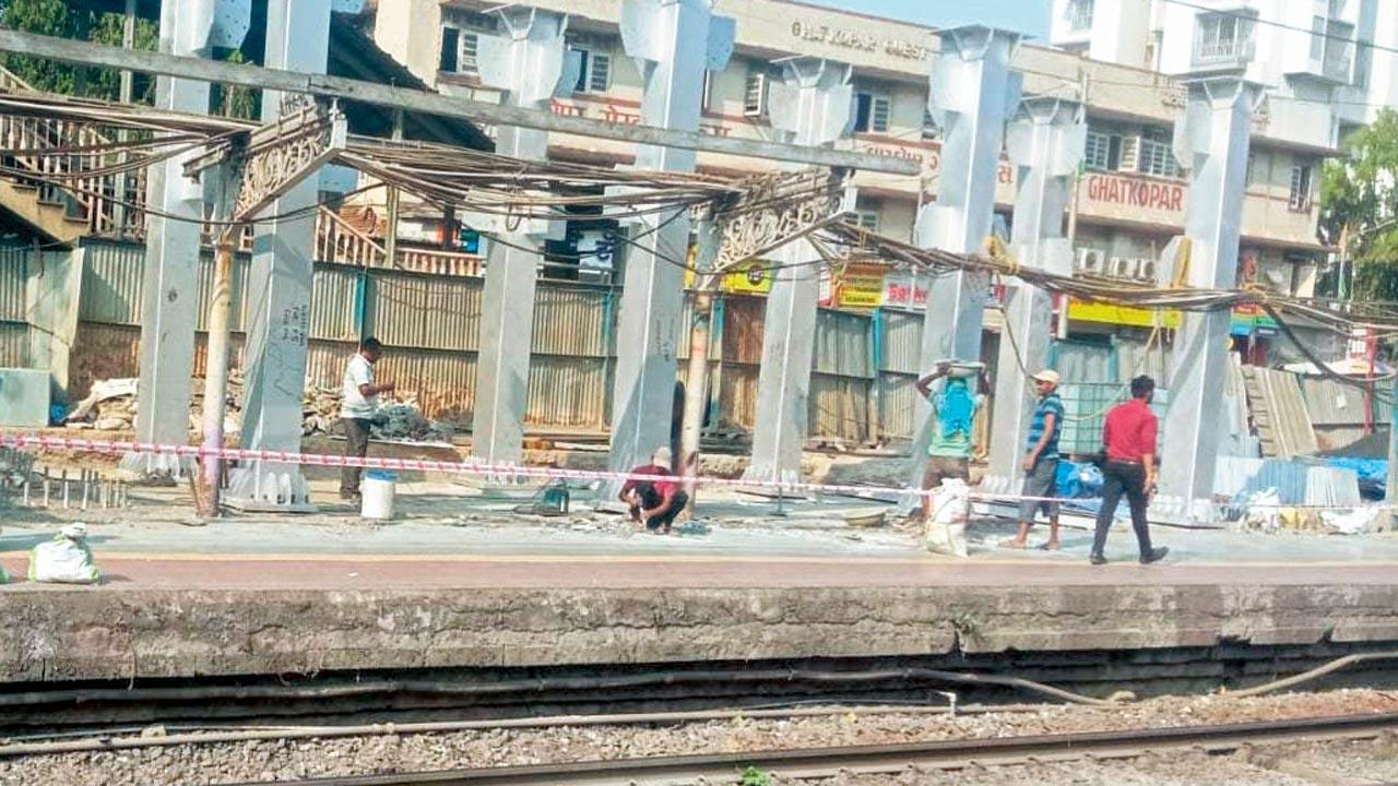 Mumbai: Rail corp speeds up Ghatkopar station work