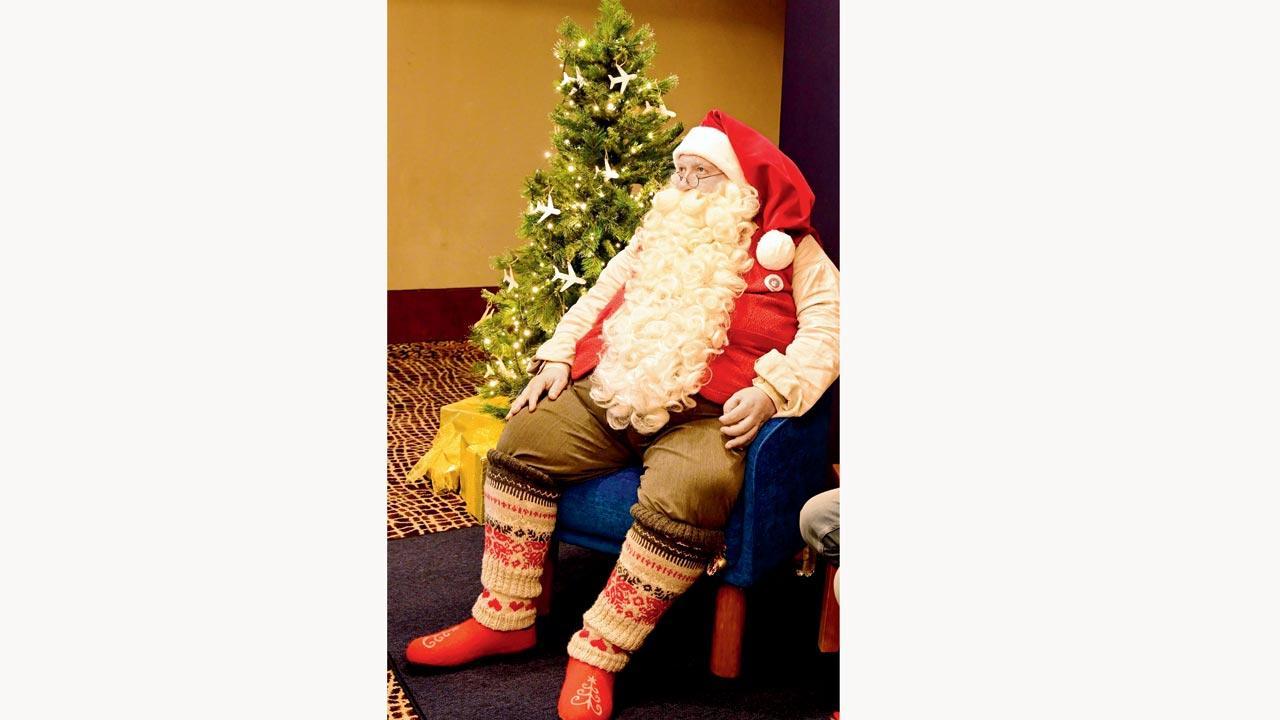 Finnish Santa Claus makes a trip to Mumbai to spread cheer